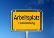 Schild Festanstellung © Matthias Buehner