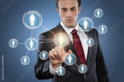 Photo: Social Network Interface Social Network Interface