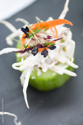 Photo: salad snack with cress salad snack with cress