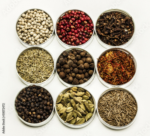 Photo: Different types of spices Different types of spices