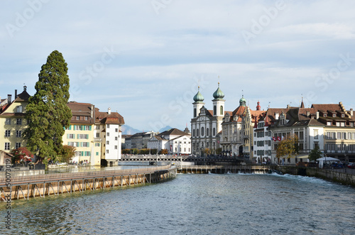 Photo: Jesuit church in Luzern, Switzerland Jesuit church in Luzern, Switzerland
