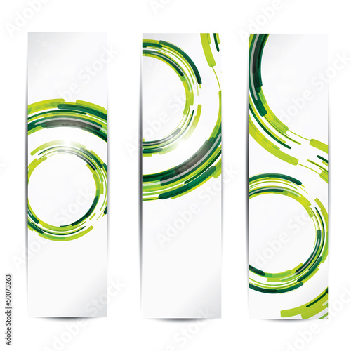 Vector: Set of abstract colorful web headers and cards Set of abstract colorful web headers and cards