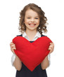 girl with big heart