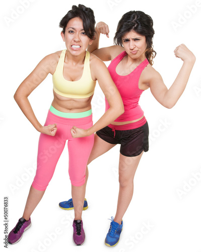 Photo: Workout Girls Flexing Workout Girls Flexing