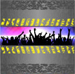Party people vector background