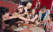 Mixed Group at Mobile Cafe