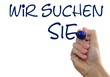 Schreiben wir suchen sie