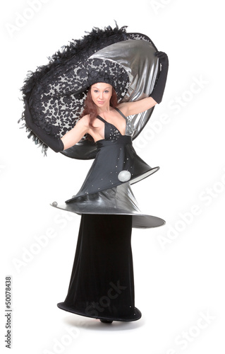 Photo: Woman in Haute Couture Fashion Woman in Haute Couture Fashion