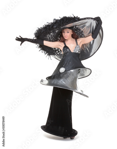 Photo: Woman in Haute Couture Fashion Woman in Haute Couture Fashion
