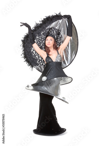 Photo: Woman in Haute Couture Fashion Woman in Haute Couture Fashion