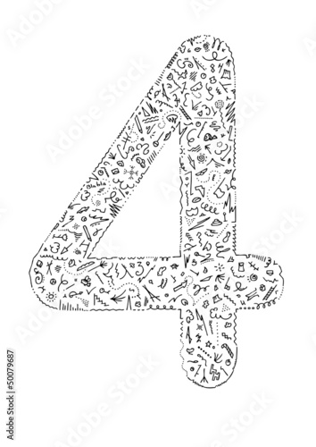 Vector: Blabla number 4v Blabla number 4v