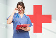 Smiling nurse portrait