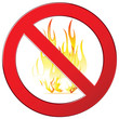 No fire sign