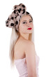 Photo: Beautiful Young Woman With Pin-Up Make-Up And Hairstyle Beautiful Young Woman With Pin-Up Make-Up And Hairstyle