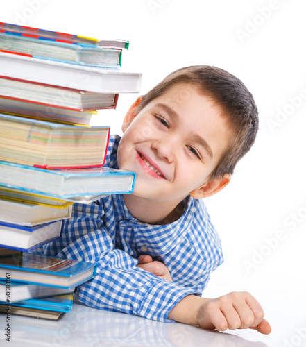 Photo: Smart Boy Studying Smart Boy Studying