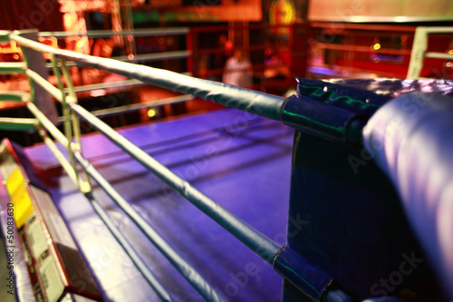 Photo: Empty boxing ring abstraction Empty boxing ring abstraction