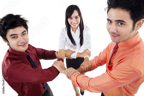 Photo: Business teamwork hold hands Business teamwork hold hands