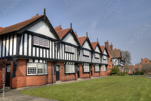 Photo: Row of Tudor Homes, UK Row of Tudor Homes, UK
