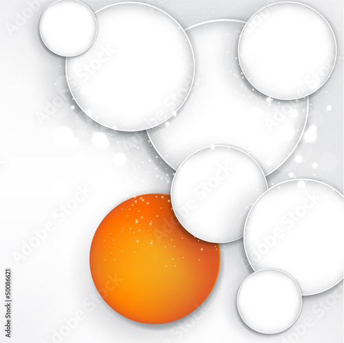 Vector: Abstract background with white speech bubble. Vector template Abstract background with white speech bubble. Vector template