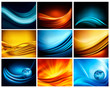 Vector: Big set of business elegant colorful abstract backgrounds. Vecto Big set of business elegant colorful abstract backgrounds. Vecto