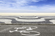 Mosaic on Copacabana Beach in Rio de Janeiro
