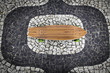 Skateboard on Ipanema mosaic