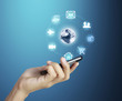 Touch screen mobile phone