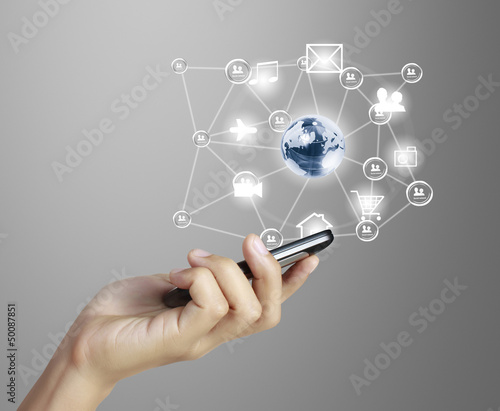 Photo: Touch screen mobile phone Touch screen mobile phone