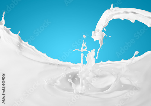 Photo: Image of milk splashes Image of milk splashes