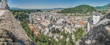 Salzburg skyline as seen from the western viewpoint of th fortre