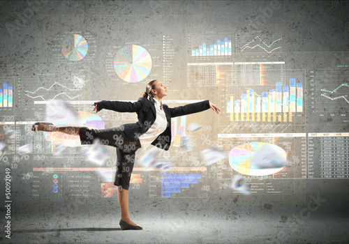 Photo: image of pretty businesswoman image of pretty businesswoman