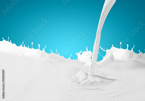 Photo: Image of milk splashes Image of milk splashes