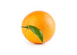 Foto: Orange with leaf Orange with leaf