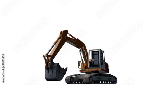 Illustration: excavator excavator