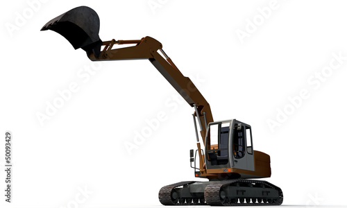 Illustration: excavator excavator
