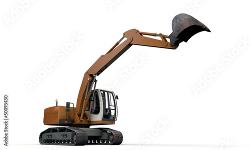 Illustration: excavator excavator