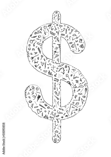 Vector: Blabla Dollar Blabla Dollar