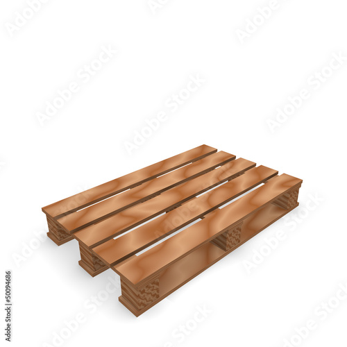 Illustration: Wooden pallet Wooden pallet