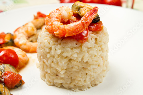 Photo: riso ai gamberi e cozze riso ai gamberi e cozze