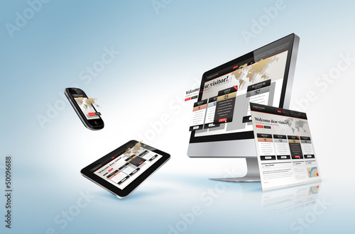 Illustration: Web design concept Web design concept