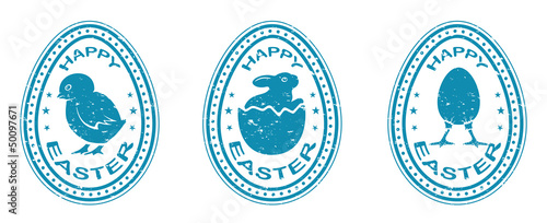 Vector: Easter seal Easter seal