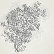 Vintage Background With Flower... Vintage Background With Flower...