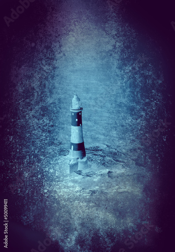 Photo: grunge lighthouse grunge lighthouse