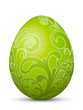 Osterei, Ostern, Ei, Hühnerei, Floral, Foliage, Grün, Dekoration