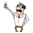 Cartoon Doctor with Tooth