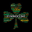 PATRICK'S DAY Tag Cloud (ireland shamrock parade 17th march)