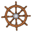 ship steering wheel