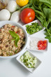 Fresh tabouleh salad