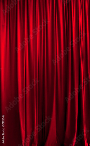 Photo: Red theater curtain Red theater curtain