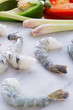 fresh shrimps